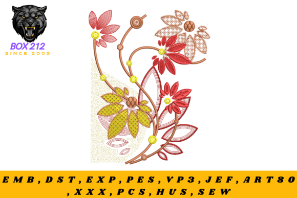 Flowers from Embroidery Motifs