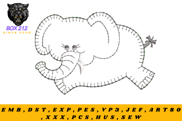 Review: Elephant Digital Embroidery Design for Holidays